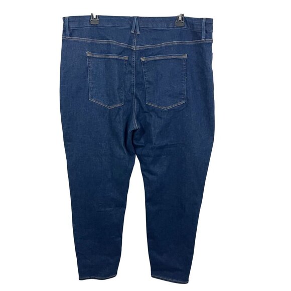 Good American Always Fits Jeans Dark Wash Denim Skinny - Size 28-32 - Picture 2 of 7